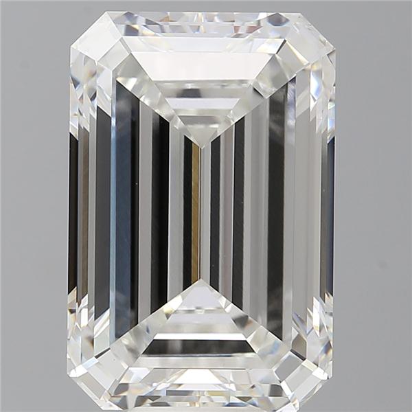 12.53 ct. emerald Lab Grown Diamond front image