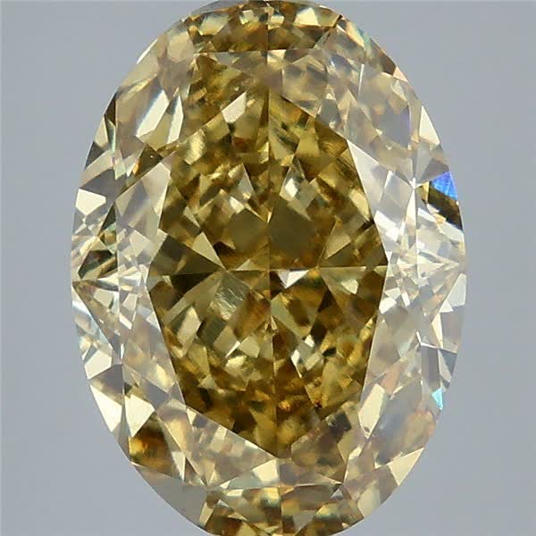 6.08 ct. oval Lab Grown Diamond front image