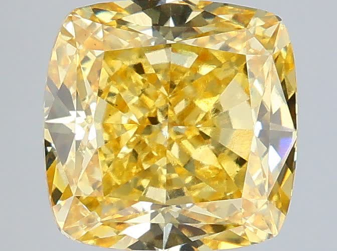 3.10 ct. cushion Lab Grown Diamond front image
