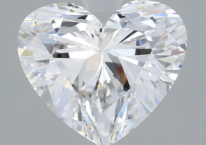 2.01 carat e VS1 EX Cut IGI heart diamond