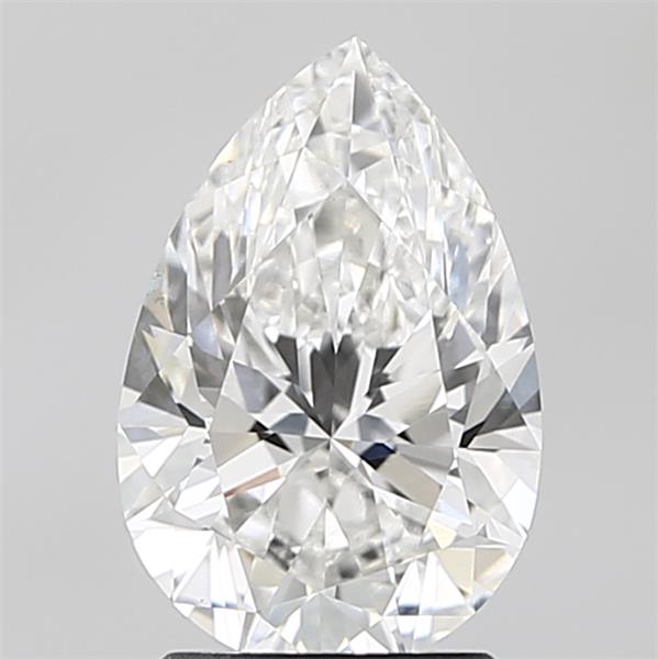 2.05 carat f VS1 EX Cut IGI pear diamond