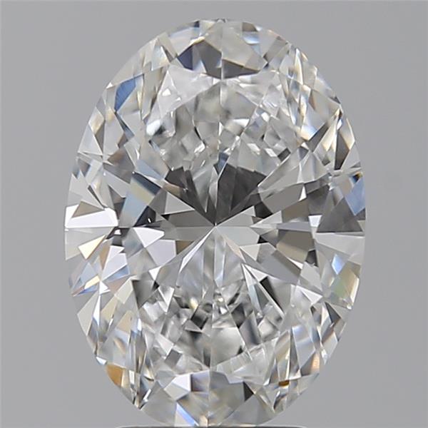 3.50 ct. oval Lab Grown Diamond front image