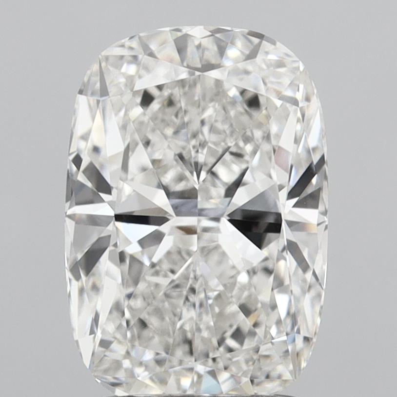 2.05 carat f VVS2 EX Cut IGI cushion diamond