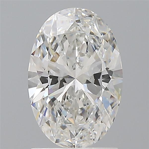 1.57 ct. oval Lab Grown Diamond front image