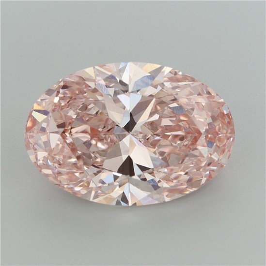 7.05 ct. oval Lab Grown Diamond front image