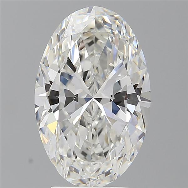 4.04 ct. oval Lab Grown Diamond front image