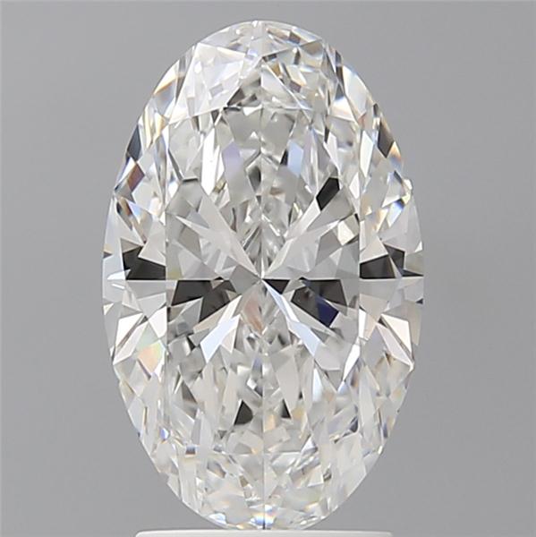 2.55 ct. oval Lab Grown Diamond front image