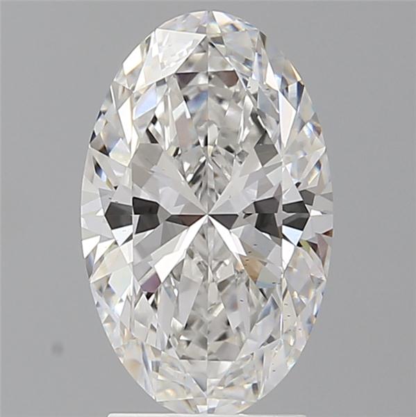 2.60 ct. oval Lab Grown Diamond front image