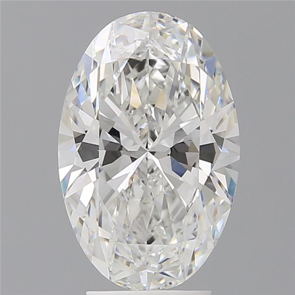 4.05 ct. oval Lab Grown Diamond front image