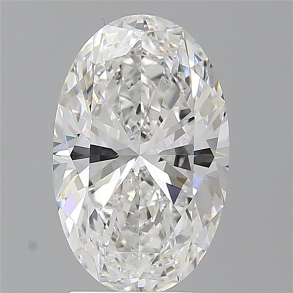 2.60 ct. oval Lab Grown Diamond front image