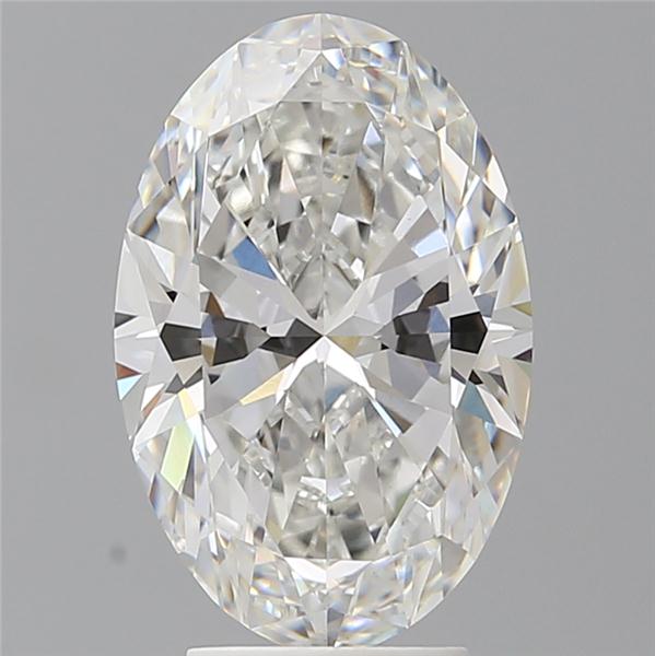 4.10 ct. oval Lab Grown Diamond front image