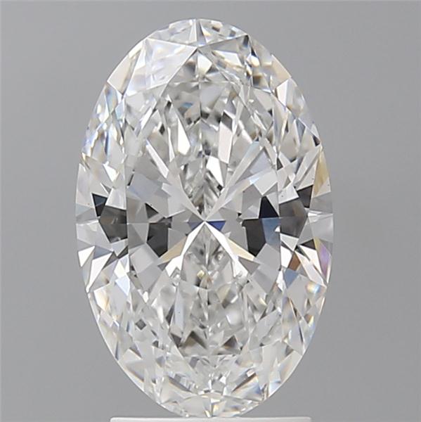 2.57 ct. oval Lab Grown Diamond front image