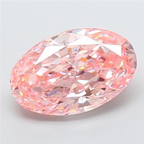 4.05 ct. oval Lab Grown Diamond front image