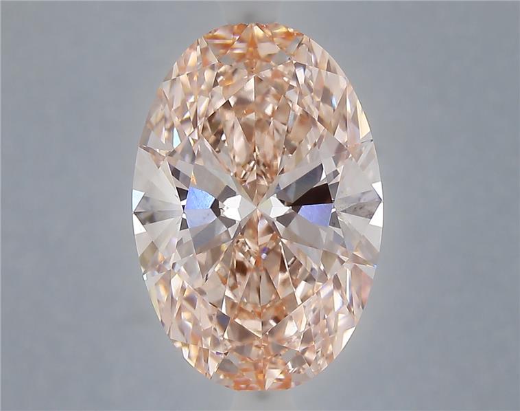 5.29 ct. oval Lab Grown Diamond front image