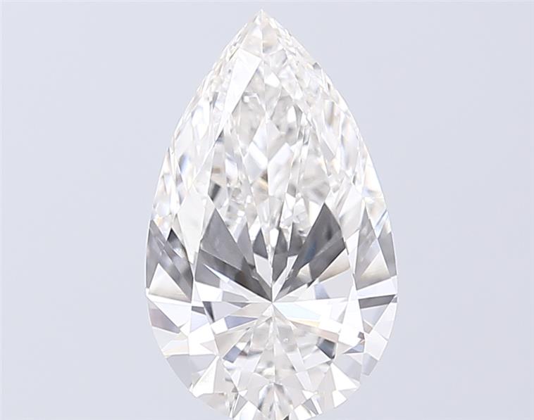 3.02 carat f VS1 EX Cut IGI pear diamond