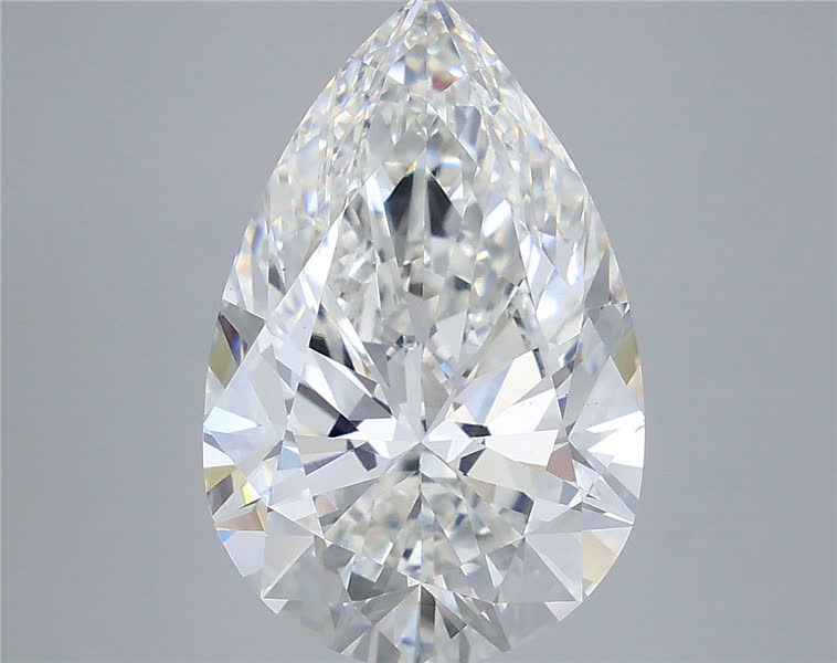 7.03 ct. pear Lab Grown Diamond front image