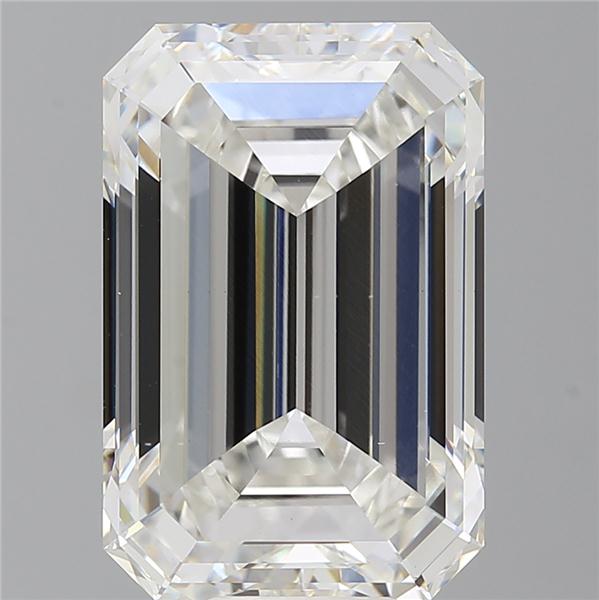 12.55 ct. emerald Lab Grown Diamond front image