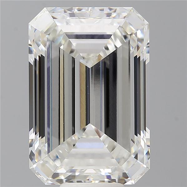 12.55 ct. emerald Lab Grown Diamond front image