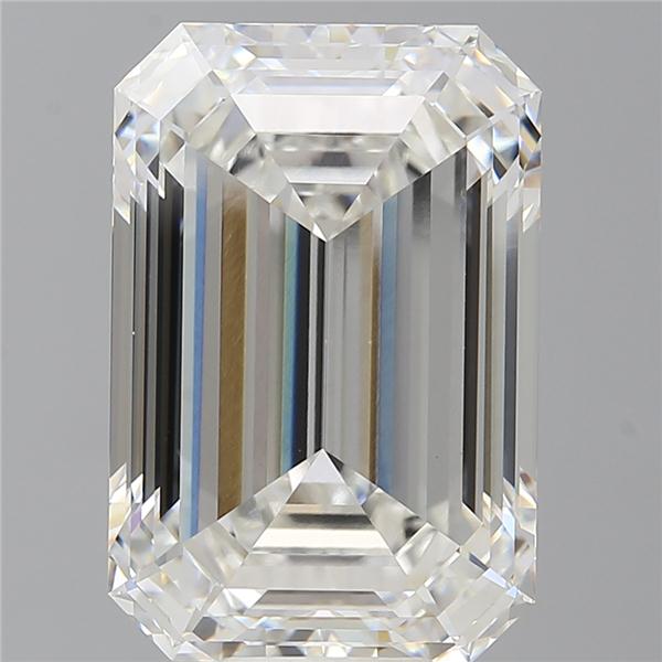12.60 ct. emerald Lab Grown Diamond front image