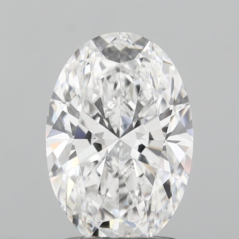 1.57 ct. oval Lab Grown Diamond front image