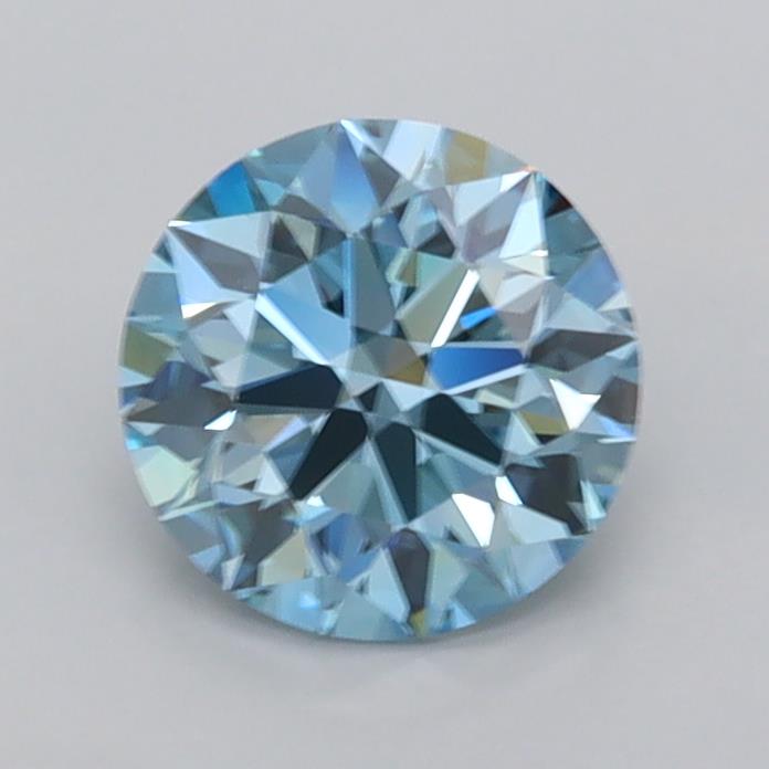 1 carat fancy vivid  blue VVS1 ID Cut IGI round diamond