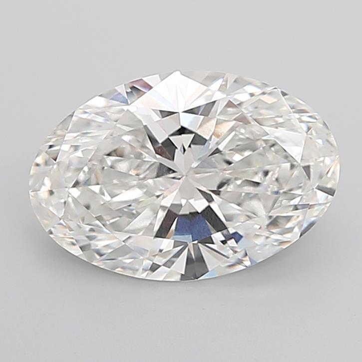6.54 ct. oval Lab Grown Diamond front image