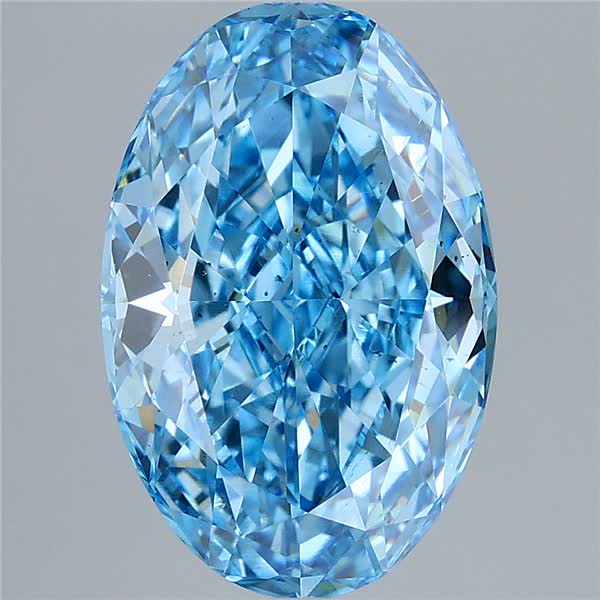 5.03 ct. oval Lab Grown Diamond front image