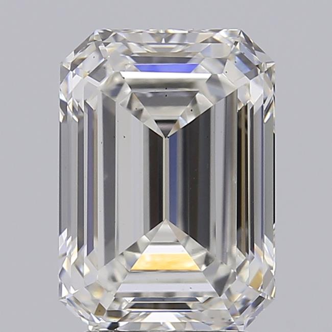 3 carat f VS2 EX Cut IGI emerald diamond