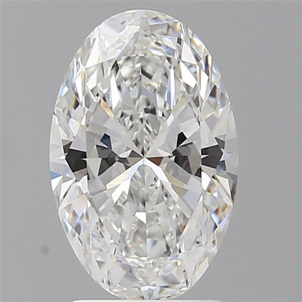 2.55 ct. oval Lab Grown Diamond front image