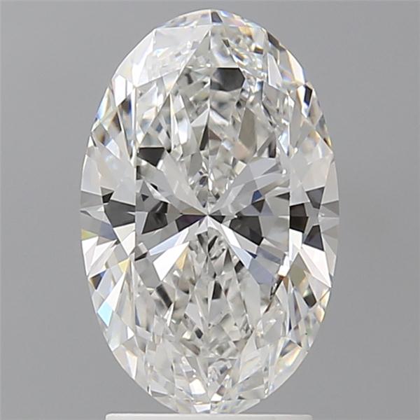 2.55 ct. oval Lab Grown Diamond front image