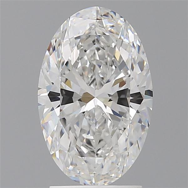 2.55 ct. oval Lab Grown Diamond front image