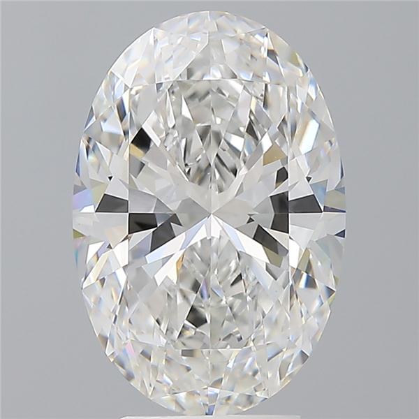 4.10 ct. oval Lab Grown Diamond front image
