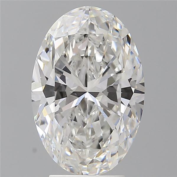 4.10 ct. oval Lab Grown Diamond front image