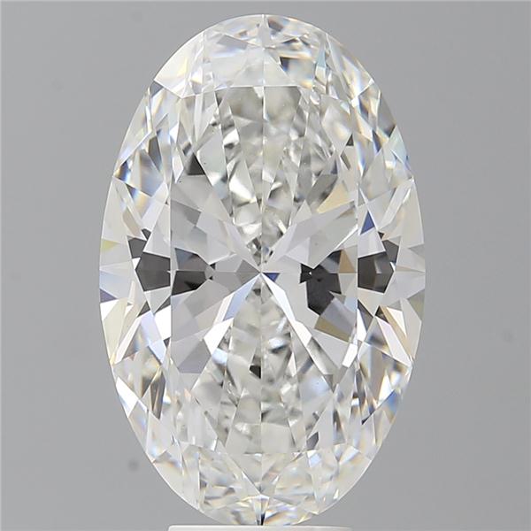 7.08 ct. oval Lab Grown Diamond front image