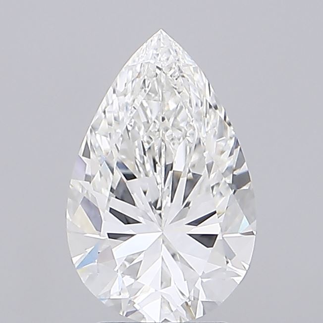 3.01 carat f VVS2 EX Cut IGI pear diamond