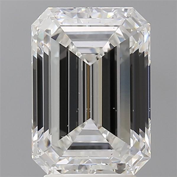 3.90 ct. emerald Lab Grown Diamond front image