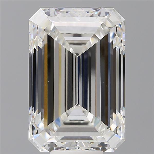 12.57 ct. emerald Lab Grown Diamond front image