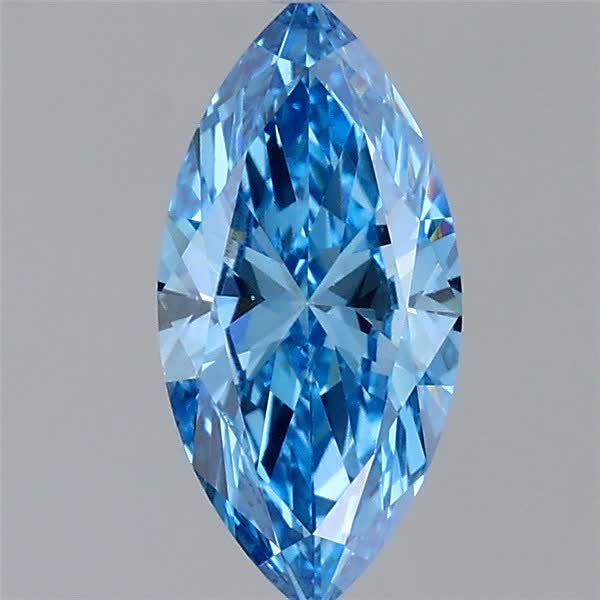 1 carat fancy vivid  blue VS1 EX Cut IGI marquise diamond