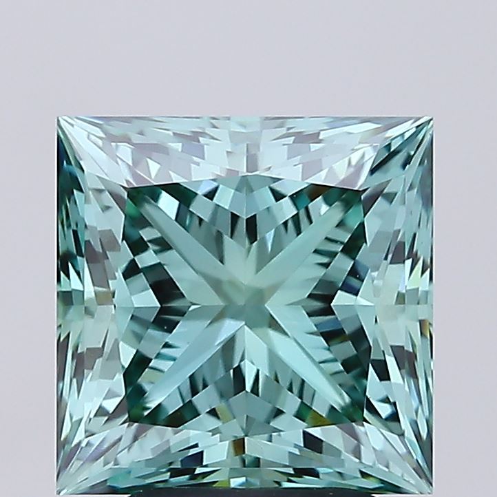 4.08 ct. princess Lab Grown Diamond front image