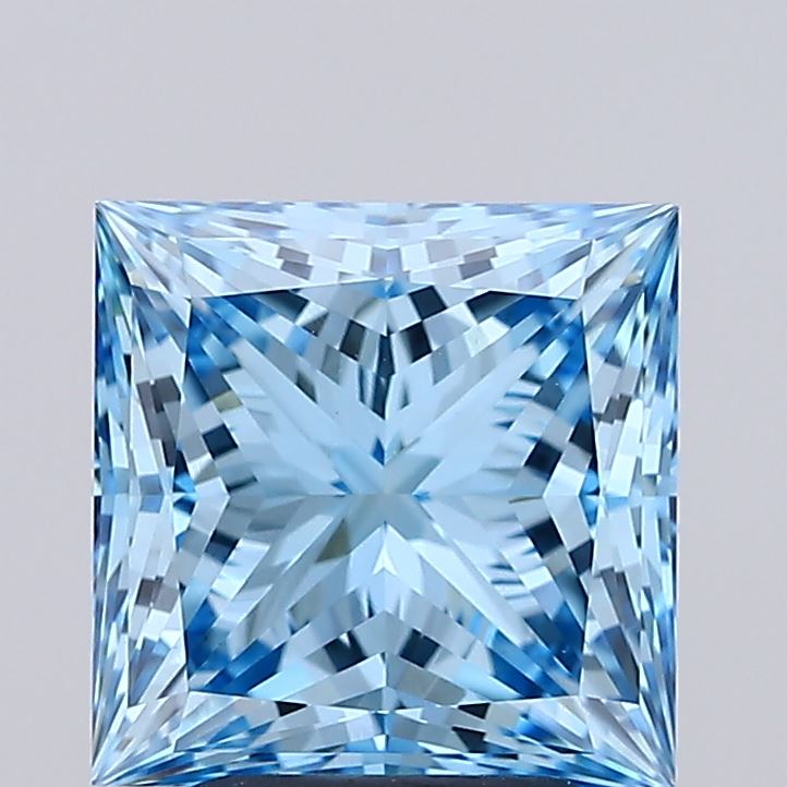 3.02 ct. princess Lab Grown Diamond front image