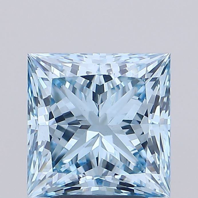 3.02 ct. princess Lab Grown Diamond front image