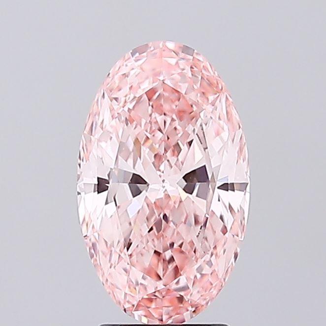 2.95 ct. oval Lab Grown Diamond front image