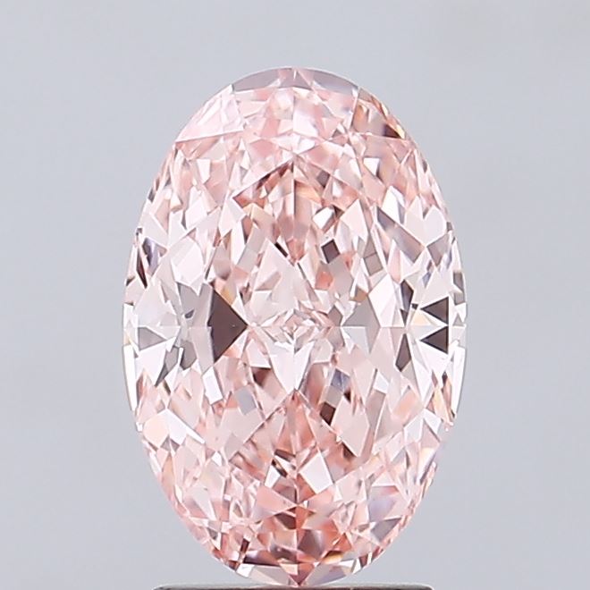 2.67 ct. oval Lab Grown Diamond front image