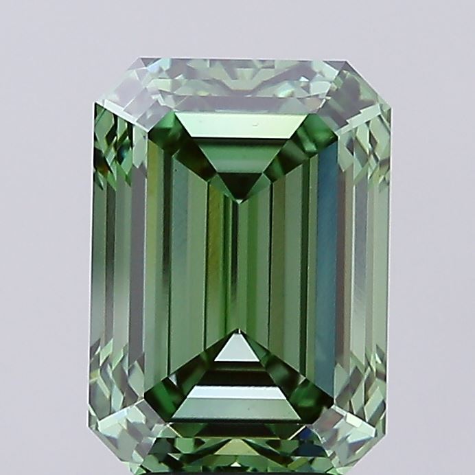 5.04 ct. emerald Lab Grown Diamond front image