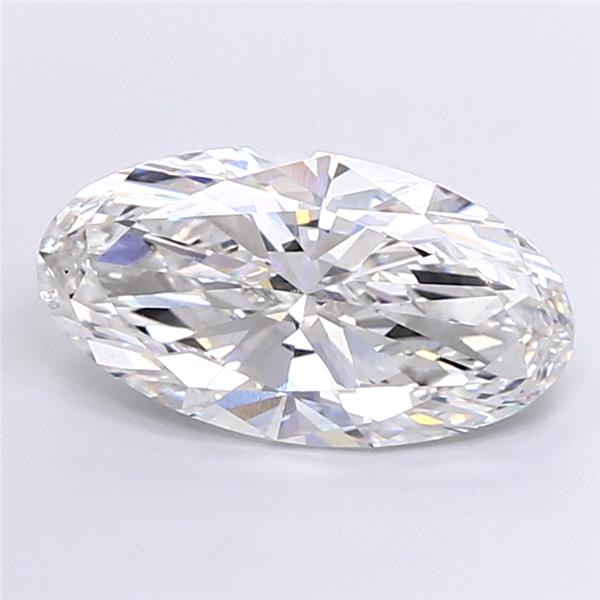 5.51 ct. oval Lab Grown Diamond front image
