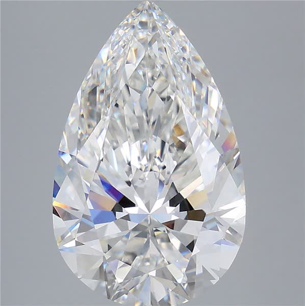 6.26 carat e VS1 EX Cut IGI pear diamond