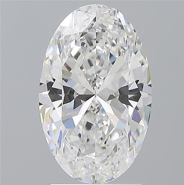 2.60 ct. oval Lab Grown Diamond front image