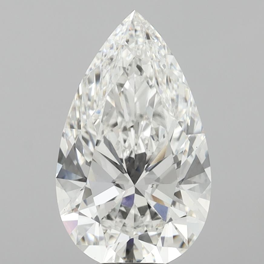 7.09 ct. pear Lab Grown Diamond front image