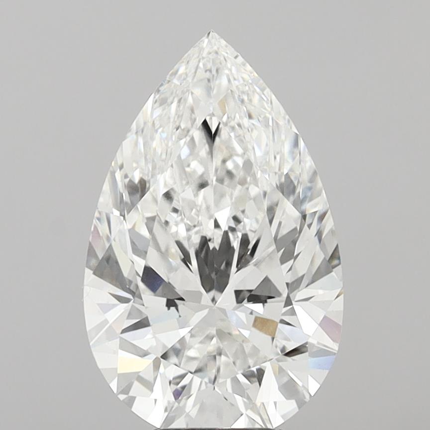 6.04 ct. pear Lab Grown Diamond front image