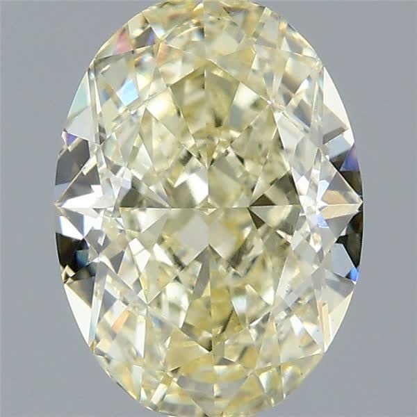 2.08 ct. oval Lab Grown Diamond front image
